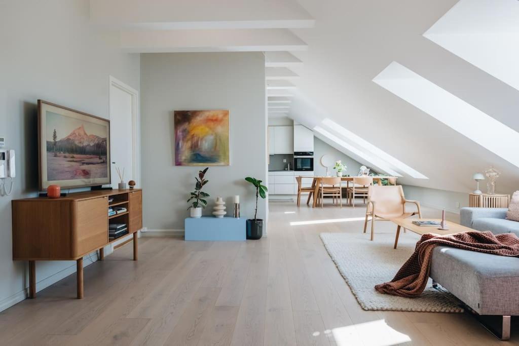 Beautiful Penthouse With An Ocean View In Bergen Apartamento Exterior foto