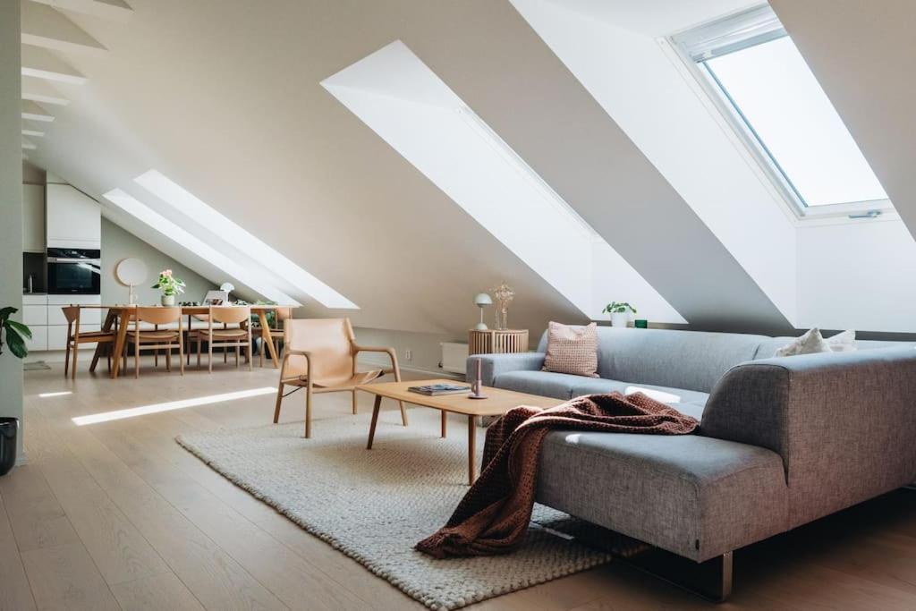 Beautiful Penthouse With An Ocean View In Bergen Apartamento Exterior foto